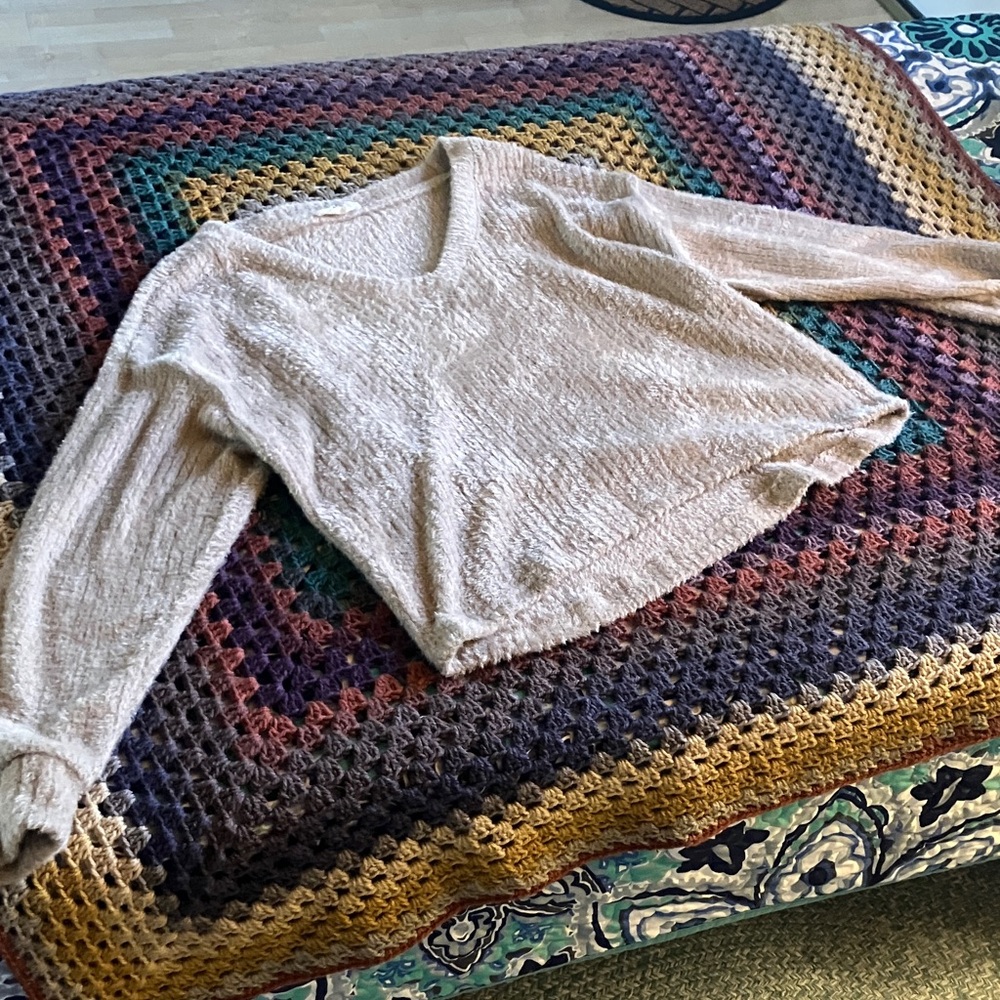 Hippie Rose Beige Sweater
